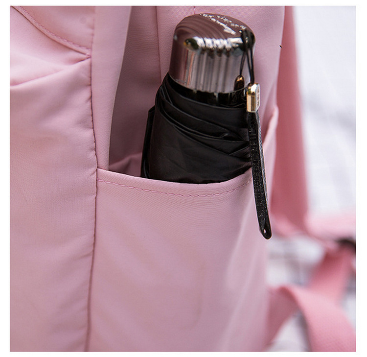 Girl's Waterproof Nylon School Bag Girl's Waterproof Nylon School Bag