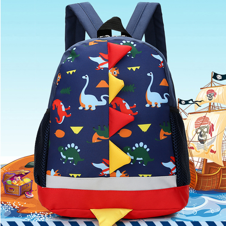 Cartoon Dinosaur Shaped Kid's Backpack